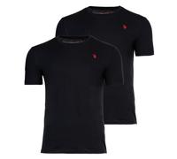 U.S. Polo Assn. 2er-Set: Shirts in Schwarz - 47% | Größe XXL | Herren Plussize
