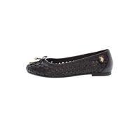 U.S. Polo Assn. Leder-Ballerinas "Julia" in Schwarz - Größe 39 | Damen Ballerinas