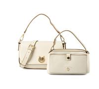 U.S. Polo Assn. Handtasche Middleton – 27 cm, weiß, Polyurethan – Damen