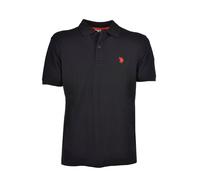 U.S. Polo Assn. Poloshirt in Schwarz - Größe M | Herren Plussize