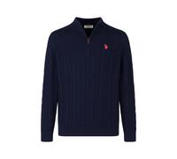 U.S. Polo Assn. Pullover Half Zip US16860 (100% Baumwolle) navyblau Herren, Größe XL