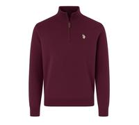 U.S. Polo Assn. Classic Fit Troyer violett, Einfarbig