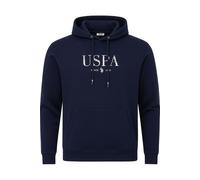 U.S. Polo Assn. Regular Fit Sweatshirt Kapuzeblau, Einfarbig