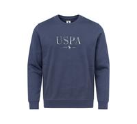 U.S. Polo Assn. Regular Fit Sweatshirt Rundhalsblau, Einfarbig