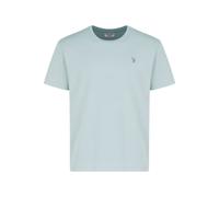 U.S. Polo Assn. Regular Fit T-Shirt Rundhals grün, Einfarbig
