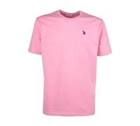U.S. Polo Assn. Regular Fit T-Shirt Rundhals pink, Einfarbig