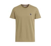 U.S. Polo Assn. Classic Fit T-Shirt Rundhals beige, Einfarbig