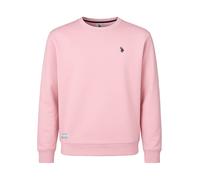 U.S. Polo Assn. Classic Fit Sweatshirt Rundhalspink, Einfarbig