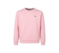 U.S. Polo Assn. Classic Fit Sweatshirt Rundhalspink, Einfarbig