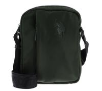 Umhängetasche U.S. POLO ASSN. "UMPIRE SMALL CROSSBODY Unisex", Damen, Gr. B/H/T: 24cm x 7cm x 24cm onesize, grün, Polyester, Polyurethan, Taschen Umhängetasche, Umhängtasche unisex, Crossbody Bag, Fes