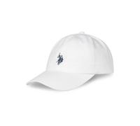 U.S. Polo Assn. Unisex Cap (One Size) - klassischer Baseball-Look mit verstellbarem Strapback - P009 - Weiß OneSize