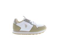 U.S. POLO BEST PRICE US Polo Mädchen Sportschuh Beige mit - Größe: 38