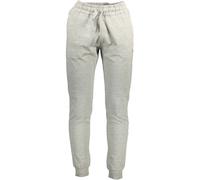 U.S. POLO Elastische Sporthose Grau mit Taschen und Logo - Größe: L