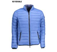 U.S. POLO US Polo Wendejacke Blau-Grau 4-Taschen - Größe: 50