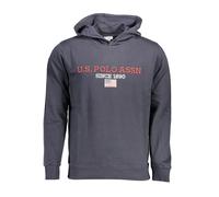 U.S. POLO USPolo Kontrast Hoodie Blau - Größe: L