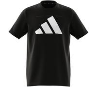 U TR-ES LOGO T BLACK/WHITE 140 BLACK/WHITE