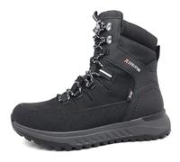Winterboots RIEKER SPORT, Herren, Gr. 46, schwarz, Leder, Lederimitat, Textil, sportlich, Schuhe, Schneeboots, Outdoorstiefelette in bequemer Form, TEX-Membran (18295033-46) schwarz