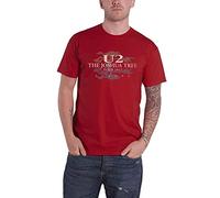 U2 T Shirt Joshua Tree 2017 European Tour Nue offiziell Herren Rot ex Tour L
