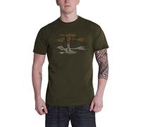 U2 T Shirt Joshua Tree Logo 2017 European Tour Nue offiziell Herren Grün ex Tour M