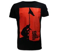U2 Under A Blood Red Sky T-Shirt - Offizielles Merchandise | Popmerch.com XXL Schwarz
