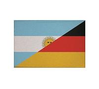U24 Aufnäher Argentinien-Deutschland Fahne Flagge Aufbügler Patch 9 x 6 cm