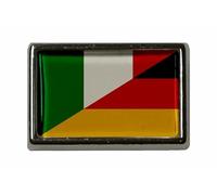 U24 Pin Italien-Deutschland Flaggenpin Anstecker Anstecknadel Fahne Flagge