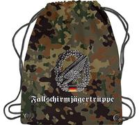 U24® Turnbeutel Sportbeutel Flecktarn Bundeswehr Fallschirmjägertruppe