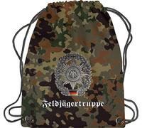 U24® Turnbeutel Sportbeutel Flecktarn Bundeswehr Feldjägertruppe