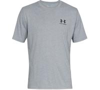 UA M SPORTSTYLE LC SS STEEL LIGHT HEATHER S Herren