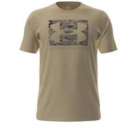 Under Armour Herren T-Shirt UA ABC Camo Boxed Logo, kurzarm schnelltrocknend, Field Khaki 3XL
