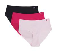 UA Pure Stretch NS HIP 1383895-650 Damen Unterwäsche 3er-Pack, Multicolor XS