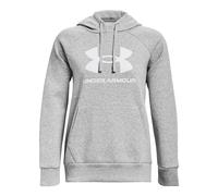 Under Armour Hoodie Rival Fleece Big Logo – Damen S – mod gray light heather/white