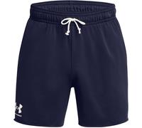 UA RIVAL TERRY 6IN SHORT MIDNIGHT NAVY S