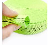 UANGLI 5/10 Meter Nylon-Schlauchgurtband, 25 mm, Doppellagiges reflektierendes Band, Rucksack-Taschengurt, Hundeleine, Nähzubehör