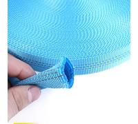 UANGLI 5/10 Meter Nylon-Schlauchgurtband, 25 mm, Doppellagiges reflektierendes Band, Rucksack-Taschengurt, Hundeleine, Nähzubehör