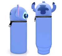 Ubephant Stitch SchlampermäPpchen, Lilo Und Stitch FedermäPpchen, Stitch Silikon FedermäPpchen, Multifunktionales Wasserdichtes Mäppchen, Federtasche FüR Schreibwaren Unisex GroßE KapazitäT MäPpchen