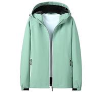 Ubergangsjacken Damen Frühjahr Sale Übergangsjacke Damen Große Größen Kapuzenmantel Für Damen Im Und Winter, Atmungsaktive Outdoor-Jacke Jacke Damen Übergangsjacke Kurz Softshelljacke Damen Lang Sale