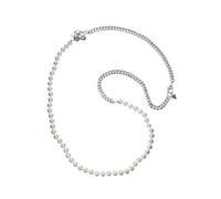 Ubn81019 Guess Necklace Half Pearl