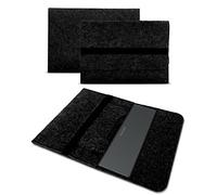 UC-Express Laptop Schutzhülle - robuste Notebook-Schutztasche - hochwertige Laptop-Tasche aus Filz - kompatibel mit Medion Akoya E16402 16 Zoll Geräten, Farbe:Dunkel Grau