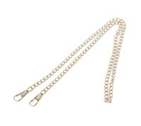 UDHSNJZG Taschenkette Metall Geldbörse Kette Riemen DIY Griff Schulter for Umhängetasche Handtasche ersetzen(Gold)