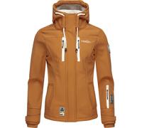 Übergang Softshell-Jacke mit Kapuze "Kleinezicke" Caramel Brown XXXL