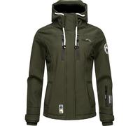 Marikoo Damen Softshelljacke - Kleine Zicke, warm mit Kapuze & Fleecefutter S