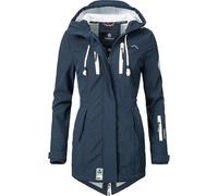 Übergang Softshell-Mantel mit Kapuze "Zimtzicke" Blau XS