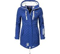 Übergang Softshell-Mantel mit Kapuze "Zimtzicke" Blue Dots XS