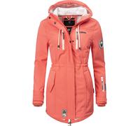 Übergang Softshell-Mantel mit Kapuze "Zimtzicke" Coral XXL