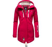 Marikoo lange Damen Steppjacke Abendsternchen mit abnehmbarer Kapuze XS