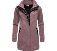 Sweatjacke RAGWEAR "Letrice Bonded", Damen, Gr. M (38), lila (mauve), Sweatware, Obermaterial: 100% Polyester. Innenfutter: 100% Polyester, tailliert Po-bedeckend, hoch geschlossener Ausschnitt, Ärmel