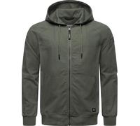 Outdoorjacke RAGWEAR "Garoo", Herren, Gr. M (50), grün, Material: 100% Baumwolle, Basic, bequem hüftbedeckend, hoch geschlossener Ausschnitt, Ärmel ohne Ärmelschlitz Bündchen, Jacken Outdoorjacke, Sty