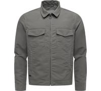 Hemdjacke RAGWEAR "Dyphner YOUMODO", Herren, Gr. XL (54), grau, Obermaterial: 80% Polyester, 20% Nylon. Innenfutter: 100% Polyester, gerade hüftbedeckend, Ärmel mit Ärmelschlitz abgesteppte Kante mit
