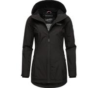 Outdoorjacke MARIKOO "Honigbeere", Damen, Gr. XS (34), schwarz, Obermaterial: 100% Polyester. Futter: 95% Viskose, 5% Elasthan. Wattierung: 100% Polyester. Ärmelfutter: 100% Polyester, Jacken Outdoorj